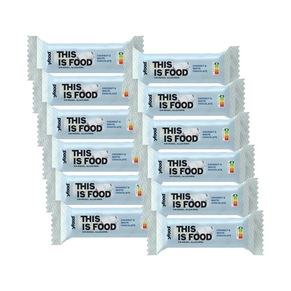 YFood Classic Riegel Coconut & White Chocolate (12x60g)