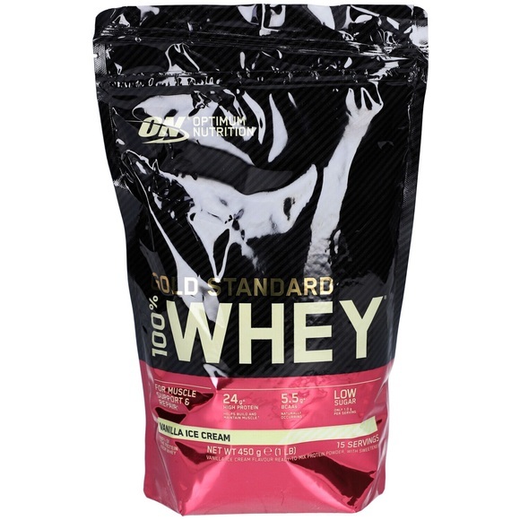 Optimum Nutrition Whey Protein Gold Standard 450g Vanilla Ice Cream