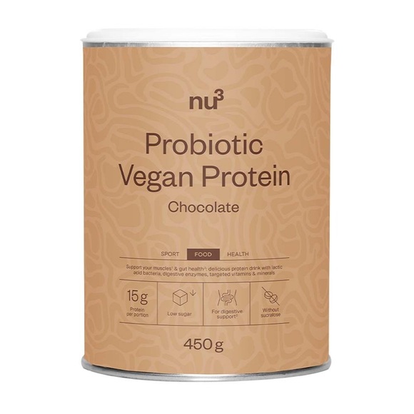 nu3 Probiotic Vegan Protein Chocolate