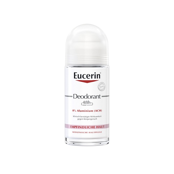 Eucerin® Deodorant Roll-on Empfindliche Haut 24h 0% Aluminium