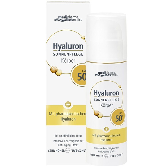 Dr. Theiss Naturwaren GmbH medipharma cosmetics Hyaluron Sonnenpflege Körper LSF 50+