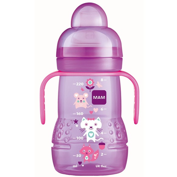 MAM Trinklernflasche Trainer+ 220ml, girl