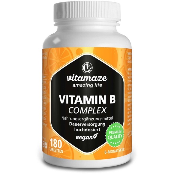 Vitamaze Vitamin B-Complex hochdosiert vegan