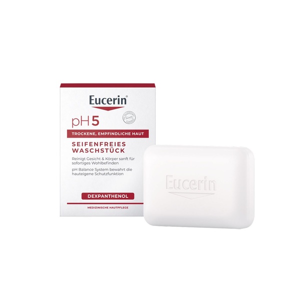 Eucerin Reinigung Eucerin Reinigung pH5 Seifenfreies Waschstueck Empfindliche Haut Koerperseife 100.0 gram