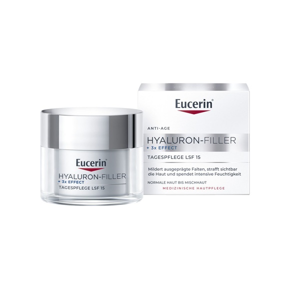 Eucerin Tagespflege Eucerin Tagespflege Hyaluron-Filler Tagespflege Für Normale Bis Mischhaut Gesichtscreme 50.0 milliliter