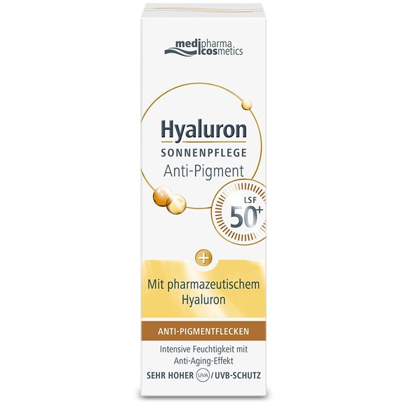 Dr. Theiss Naturwaren GmbH medipharma cosmetics Hyaluron Sonnenpflege Anti-Pigment LSF 50+