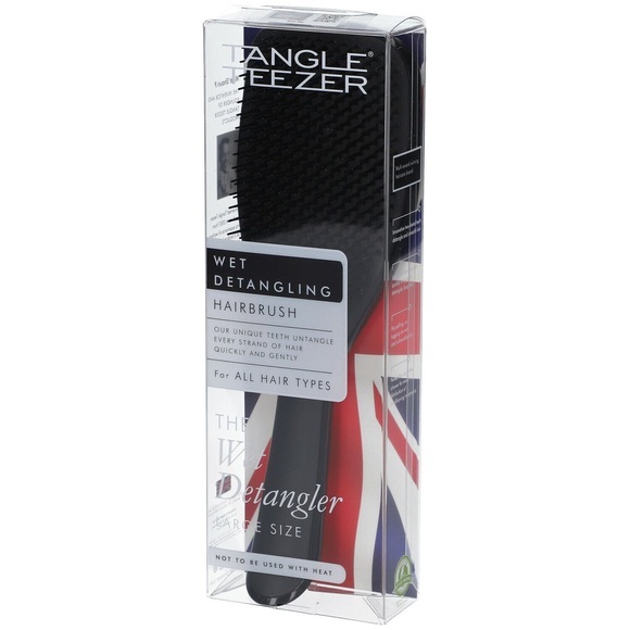 Tangle Teezer Large Wet Detangler Black Gloss
