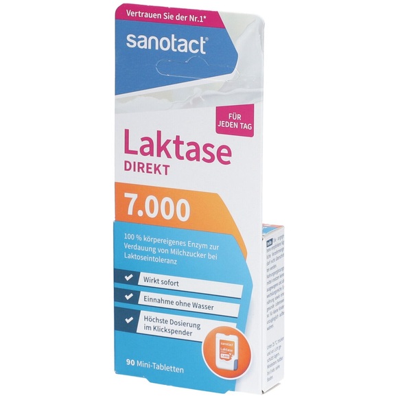 Sanotact Laktase direkt 7.000 Mini Tabletten