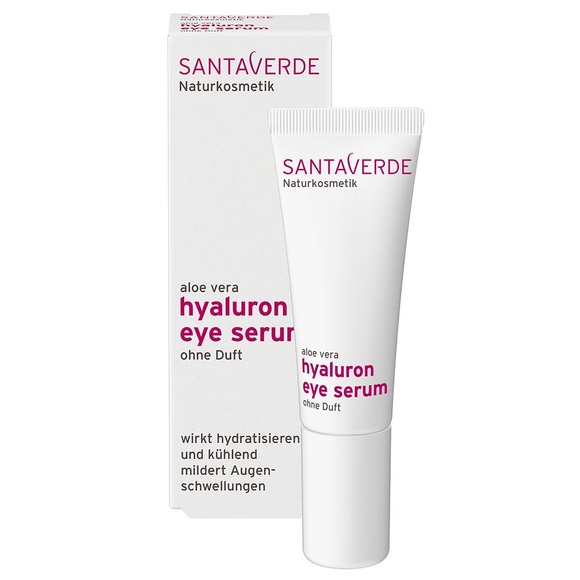 SANTAVERDE - aloe vera hyaluron eye serum ohne Duft