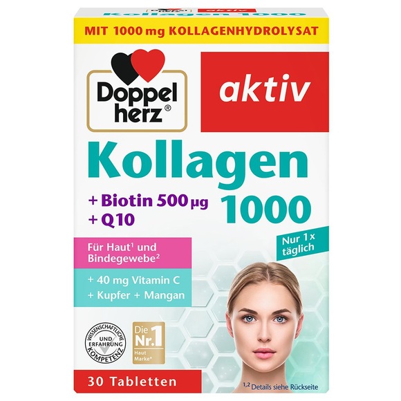 Doppelherz® aktiv Kollagen 100 + Biotin + Q10