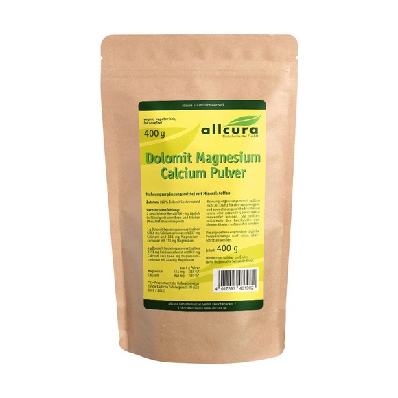 allcura Dolomit Magnesium Calcium Pulver