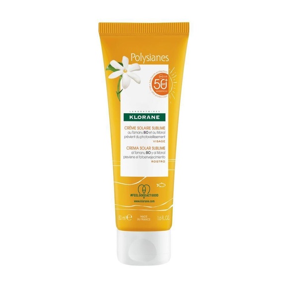 KLORANE Sublime Sonnencreme mit BIO Tamanu und Monoi SPF50+ Gesicht