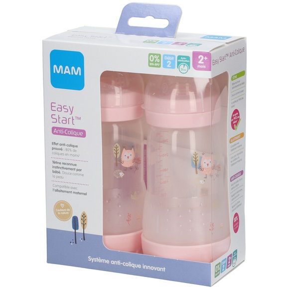 MAM Easy Start? Anti-Kolik 260 ml Colours of Nature - Flasche