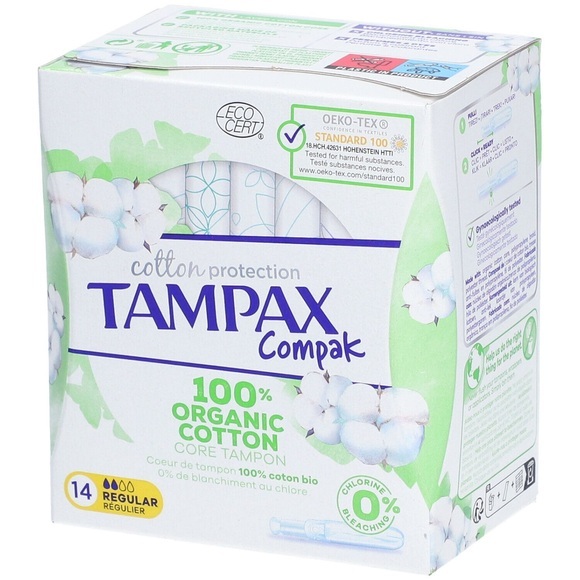 Tampon Tampax Compak Cott Regul 14