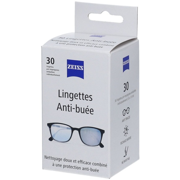 Zeiss Antibeschlag-Reinigungstücher 30 Stück