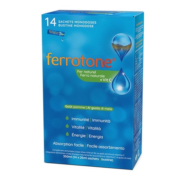 Ferrotone® + Vitamin C mit Apfelgeschmack