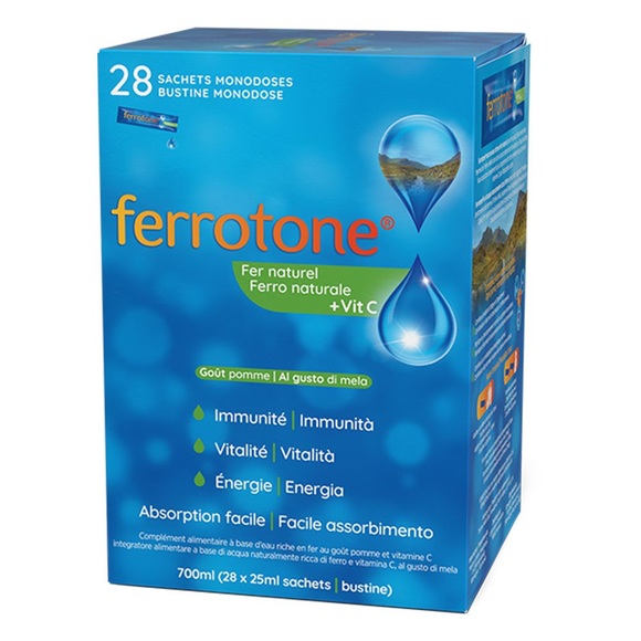 Ferrotone® + Vitamin C mit Apfelgeschmack