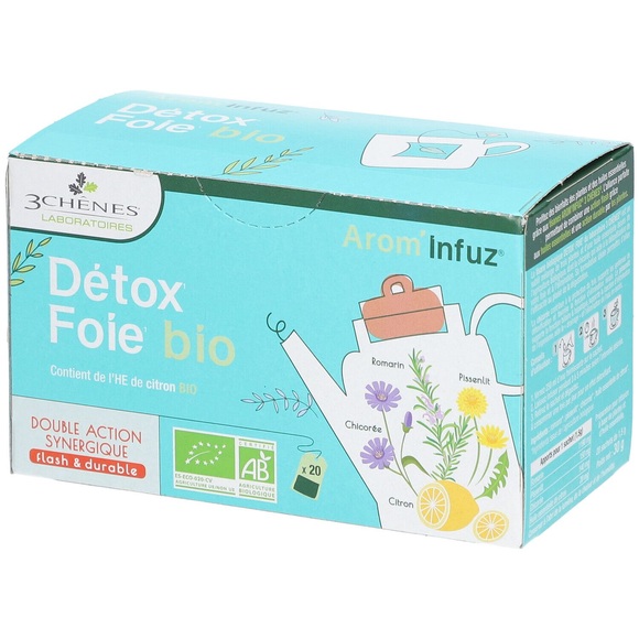 LES 3 Chênes Arom'Infuz® Leber Detox bio