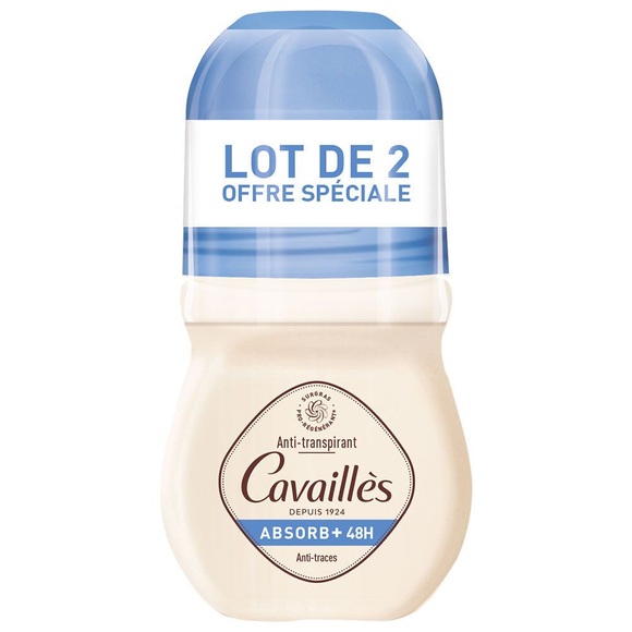Rogé Cavaillès Antitranspirant Absorb+ 48h Roll-on 2er-Pack