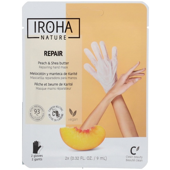 Iroha Nature - Hand Mask Gloves Repair Peach
