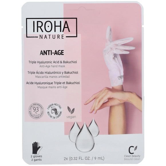 Iroha Nature - Anti-Age Triple Hyaluronic Acid & Bakuchiol Hand Mask