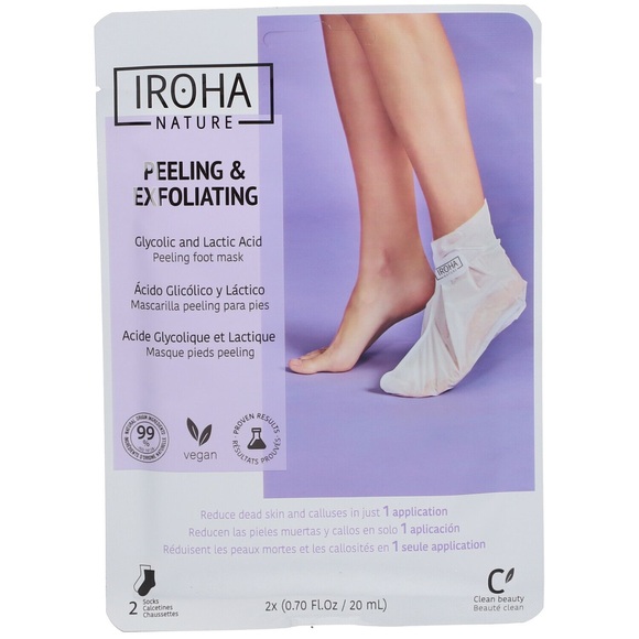 Iroha Nature - Exfoliating Foot Mask Socks Lavendel