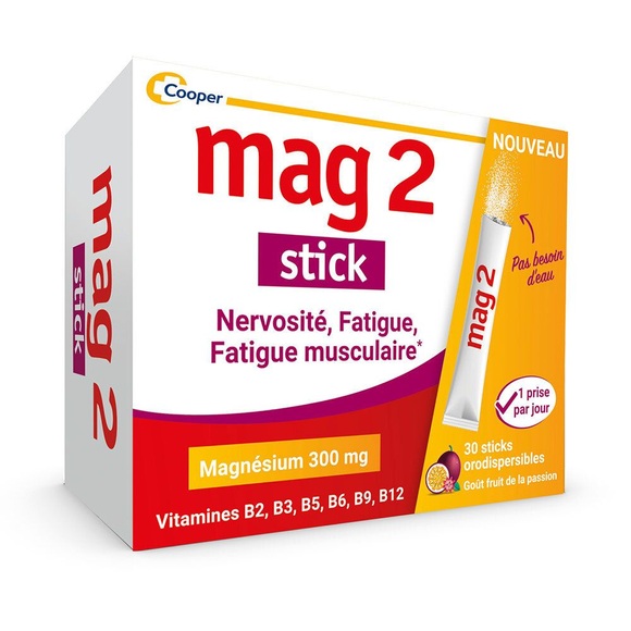 Mag 2 Stick Nervosität, Müdigkeit, Muskelermüdung orodispersibles Pulver