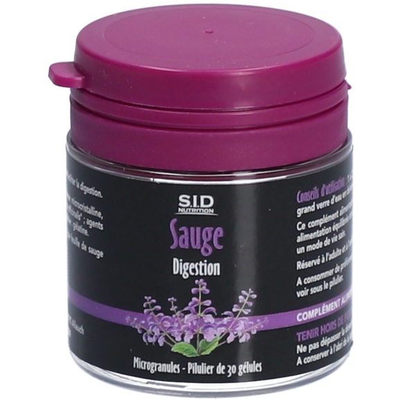 Sidn Sauge - Gélule, complément alimentaire à base de sauge. - bt 30
