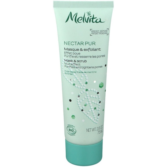 Melvita Nectar Pur Bio-Maske & Peeling - Schlamm-Effekt 75ml