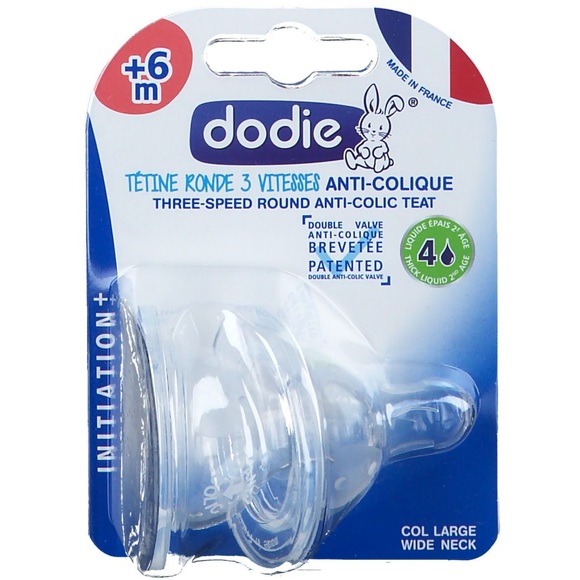 dodie® Initiation+ Anti-Kolik-Sauger + 6 Monate