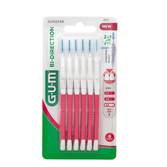 Gum® Bi-Direction Feine konische Interdentalbürste 1,2 mm