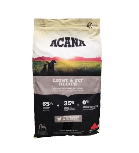 Acana Trockenfutter Light & Fit Recipe, 11.4 kg