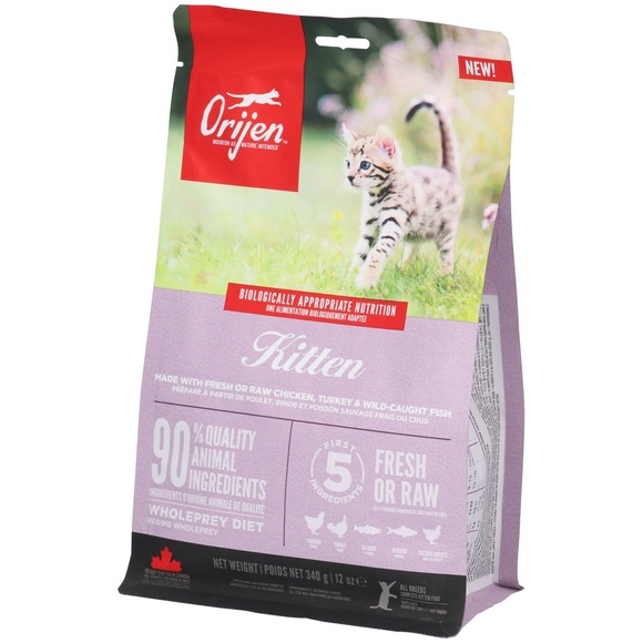Orijen Trockenfutter Kitten mit Huhn, 340 g