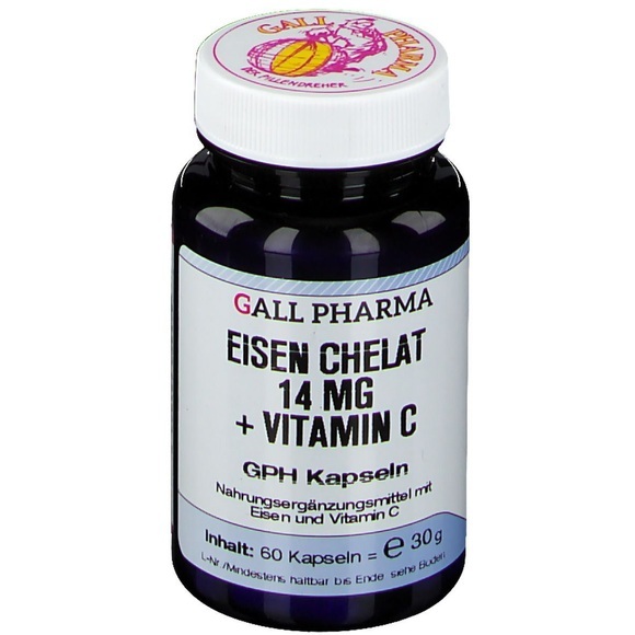 Eisen Chelat 14 mg + Vitamin C GPH