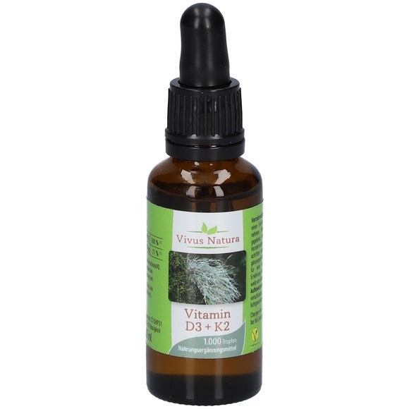Vivus Natura Vitamin D3+K2 Tropfen