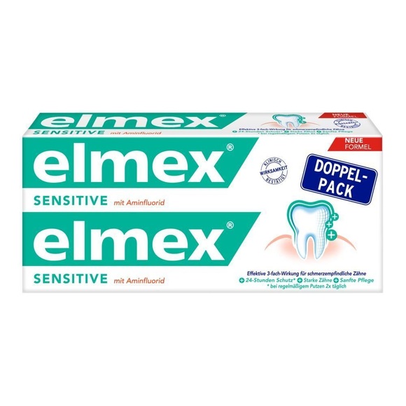 elmex® Sensitive Zahnpasta Doppelpack
