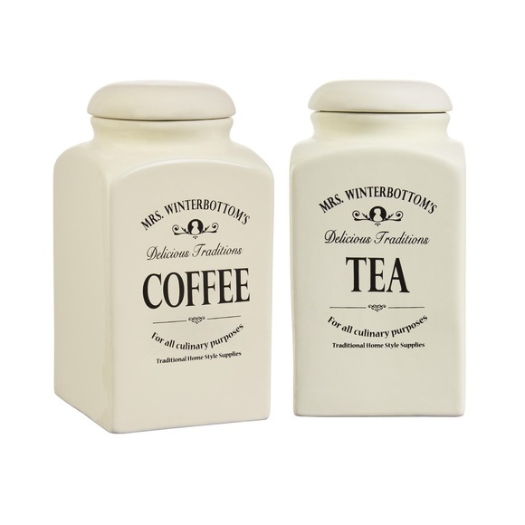 MRS. WINTERBOTTOM´S Kaffee- und Teedose Set 1,3 l