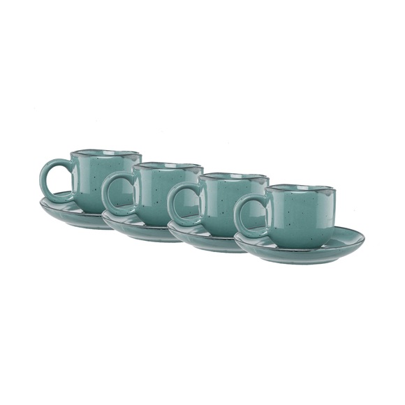 FINCA 4x Espressotasse mit Untertasse 90ml