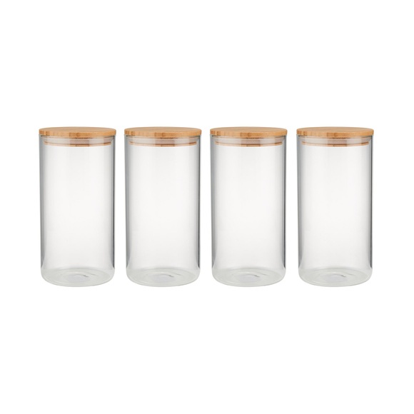 WOODLOCK 4x Vorratsglas 2300ml