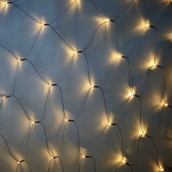 SHINE BRIGHT Lichtervorhang mit Stecker