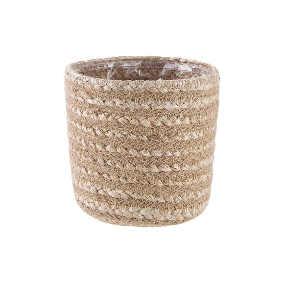 RUSH ROPE Korb für Pflanzen rund Ø12cm