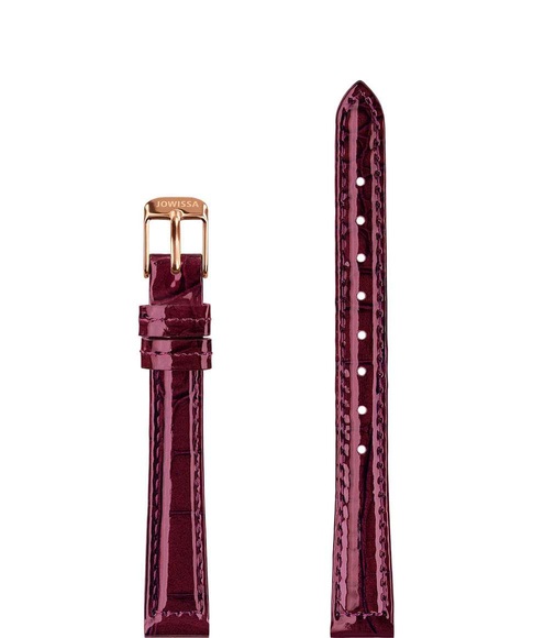 Jowissa Leder Uhrband Glanz Kroko E3.1458.S Red / Rose
