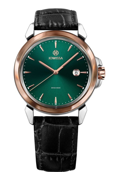 Jowissa LeWy 3 Schweizer Herrenuhr J4.241.L Grün / Schwarz / Silber