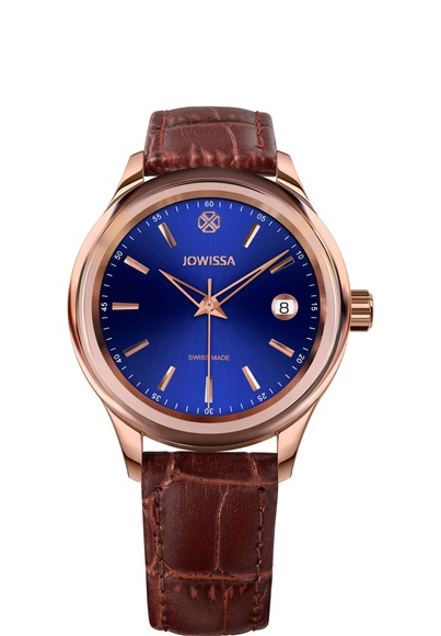 Jowissa Tiro Schweizer Uhr J4.203.M Blau / Braun / Rosa