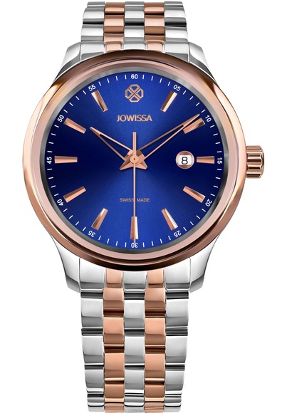 Jowissa Tiro Schweizer Herrenuhr J4.231.L Blau / Rosa / Silber