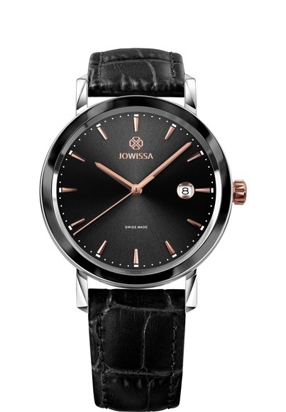 Jowissa Magno Schweizer Herrenuhr J4.540.L Schwarz / Silber