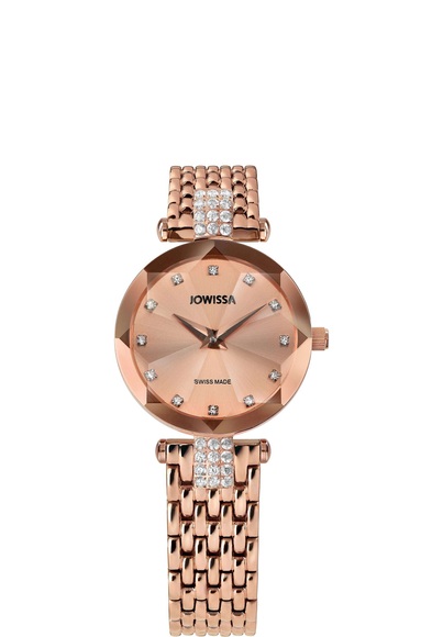 Jowissa Facet Strass Schweizer Damenuhr J5.634.S Rosa