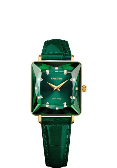 Jowissa Facet Princess Schweizer Damenuhr J8.063.M Grün / Gold