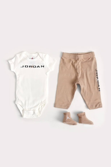 Jordan Baby-Set | White + Beige | Baby | 6-12m
