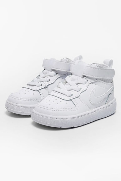 Nike Court Borough Mid 2 CD7784100 universal ganzjährig Kleinkinder Schuhe weiß 5.5 Infant UK / 6 US / 22 EUR / 12 cm